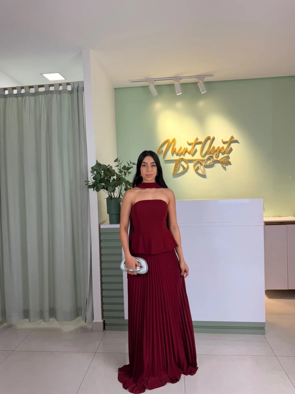 Vestido Corset Marsala, foto 1