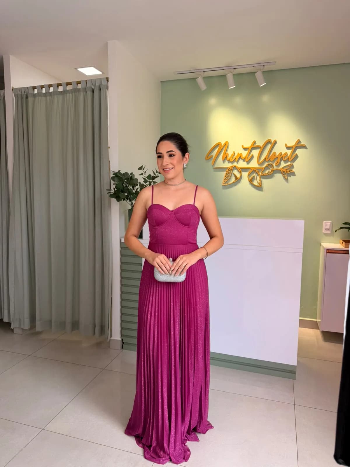 Vestido Corset Fúcsia, foto 1