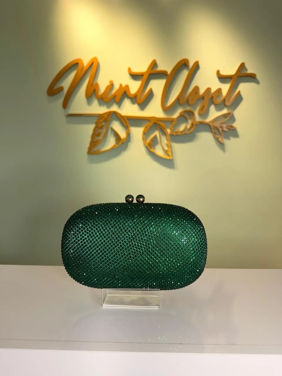 Clutch Verde Esmeralda, foto 1